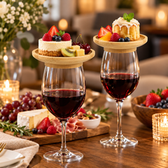 Hostess Wine Glass Charcuterie Toppers (4-Pack)