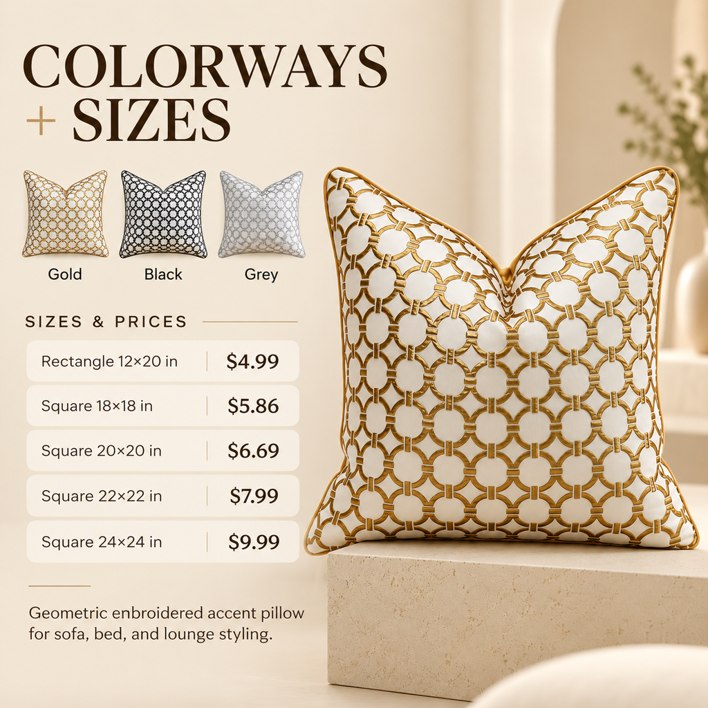 Mid-Century Throw Pillow Covers gallery image