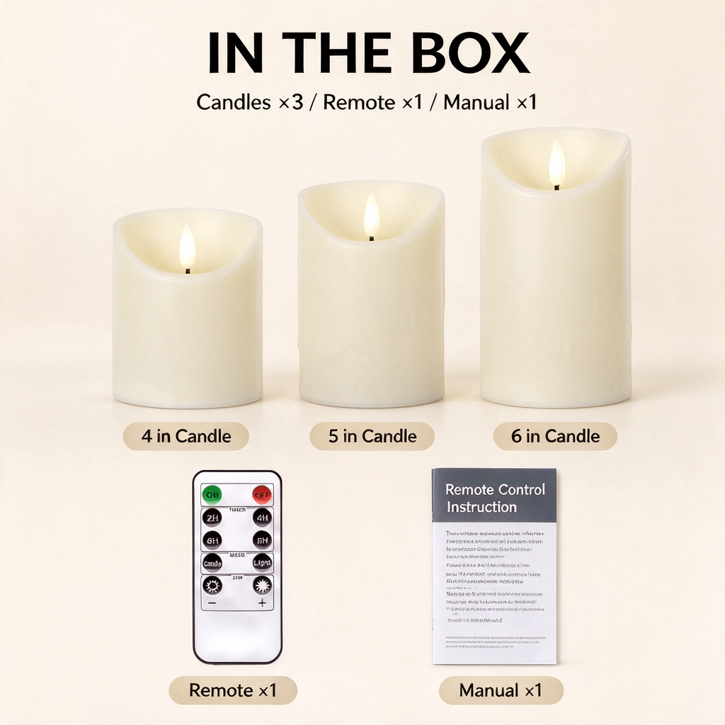 Lumiere Flameless LED Candles gallery image